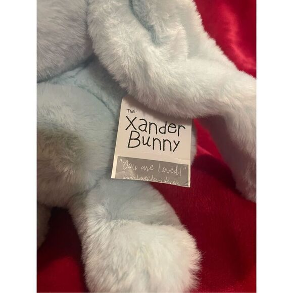 Lavender Life Xander Bunny Baby Blue Microwavable Super Soft Therpy Plush Cuddle - Picture 5 of 11